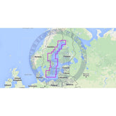 MapMedia Navionics Wide Vector Chart: WVNEN13MAP - Sweden - East Coast (Update)